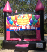 Happy Birthday Neon Pink Black Castle Happy Birthday Neon Pink Black Castle