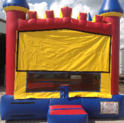 Red Blue Yellow castle bouncer Red Blue Yellow castle bouncer