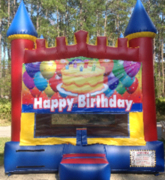 Happy Birthday Red Blue Yellow Castle Happy Birthday Red Blue Yellow Castle